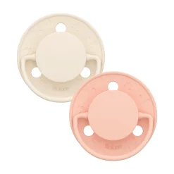 Biolane                    Sucettes rondes Originale    Rose Et Beige            0-6 mois