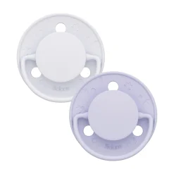 Biolane                    Sucettes rondes Originale    Lilas Clair Et Foncé            6 mois +
