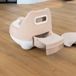 Bo Jungle Petit Pot Ourson Rose poudré