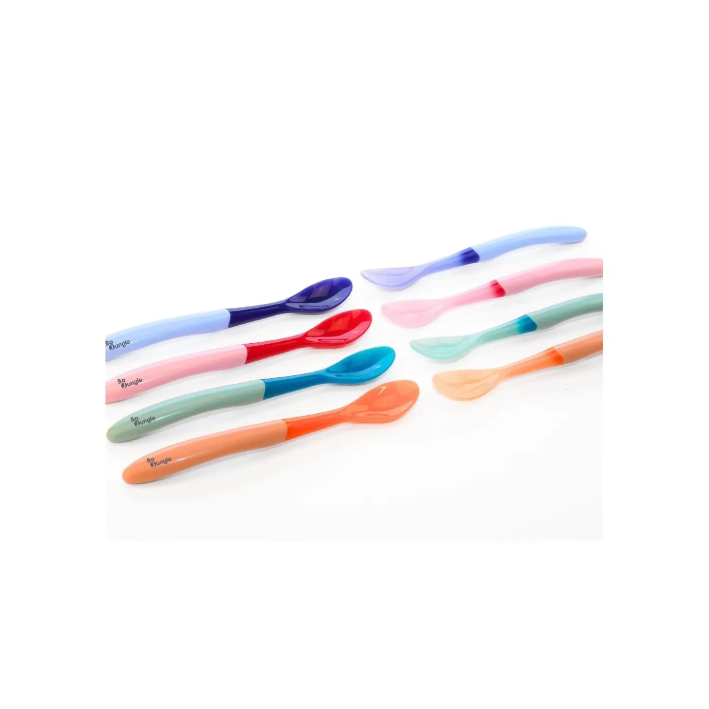 Bo Jungle Set de Cuillères Thermosensibles 4 pcs Multicolor