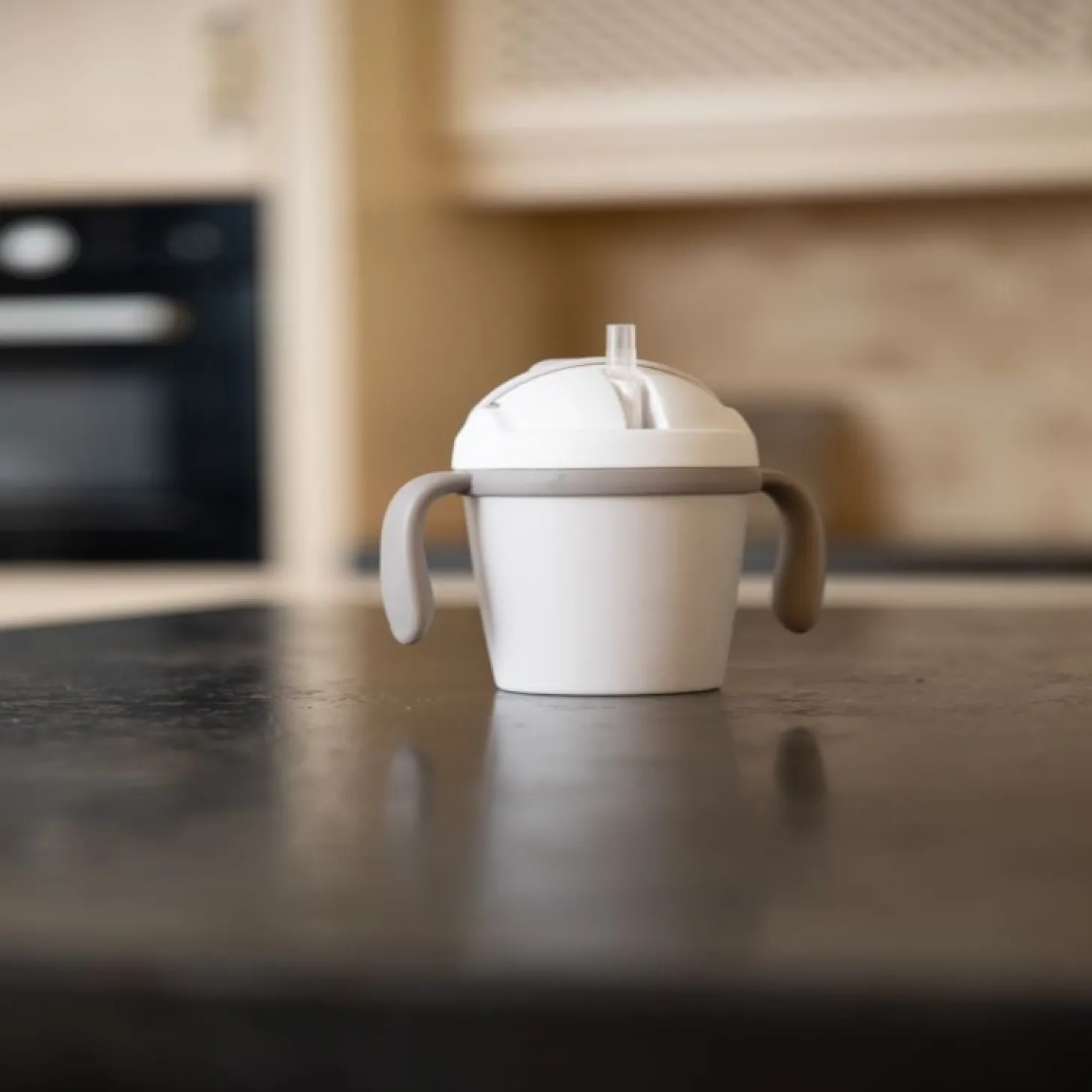 Bo Jungle Tasse d'apprentissage Biodégradable CPLA Gris