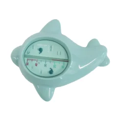 Bo Jungle Thermomètre de bain manuel baleine Bleu Claire