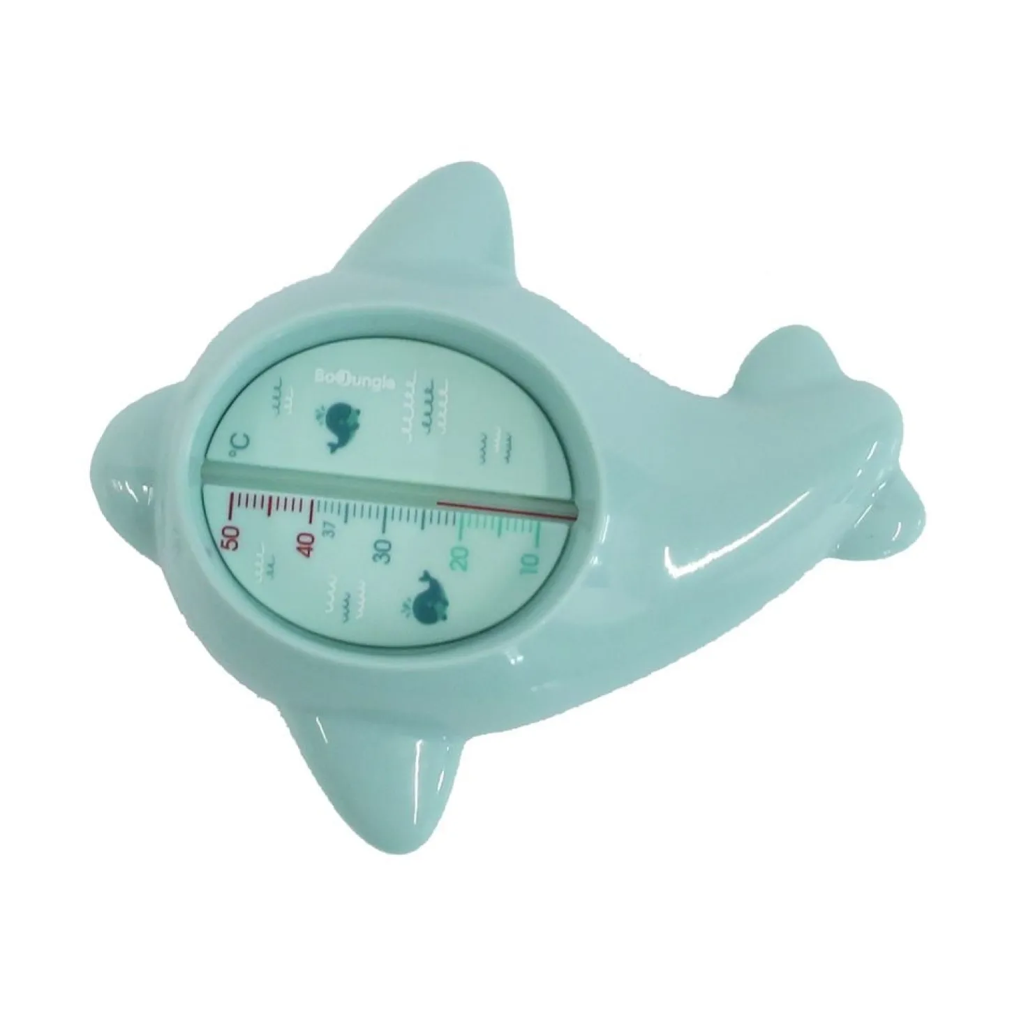 Bo Jungle Thermomètre de bain manuel baleine Bleu Claire