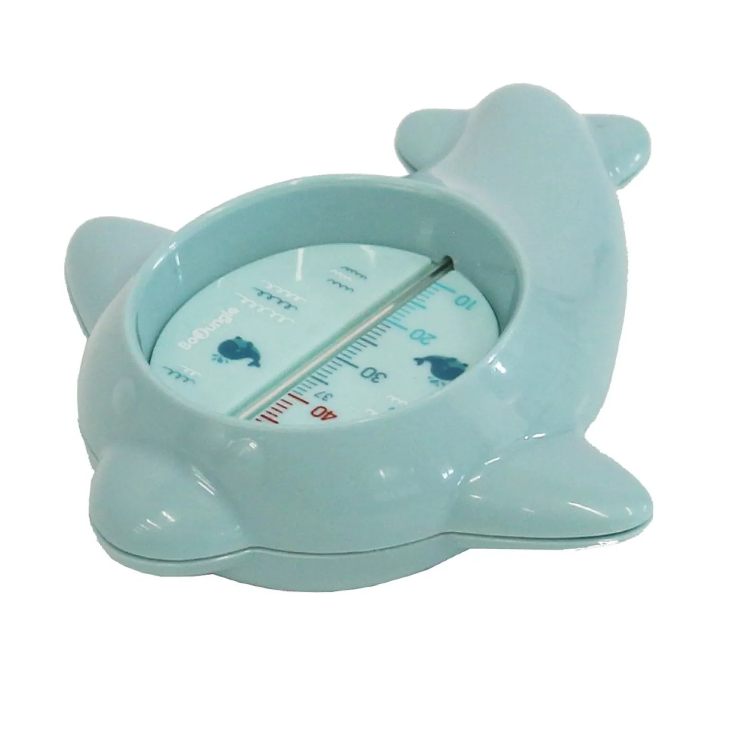 Bo Jungle Thermomètre de bain manuel baleine Bleu Claire
