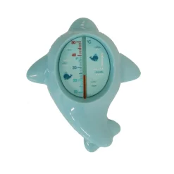 Bo Jungle Thermomètre de bain manuel baleine Bleu Claire