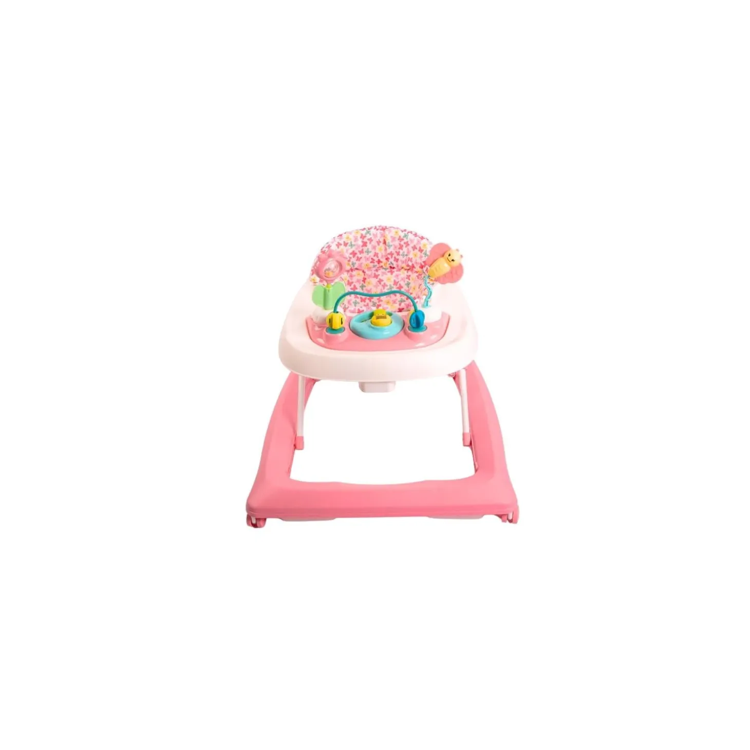 Bo Jungle Trotteur Fleurs de Papillon Rose