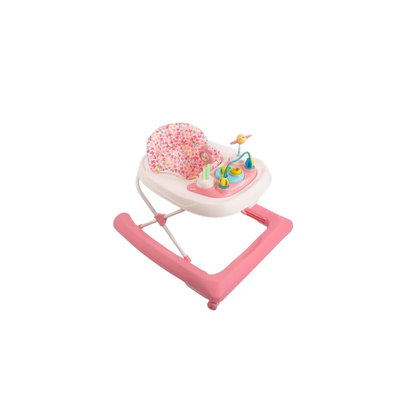 Bo Jungle Trotteur Fleurs de Papillon Rose