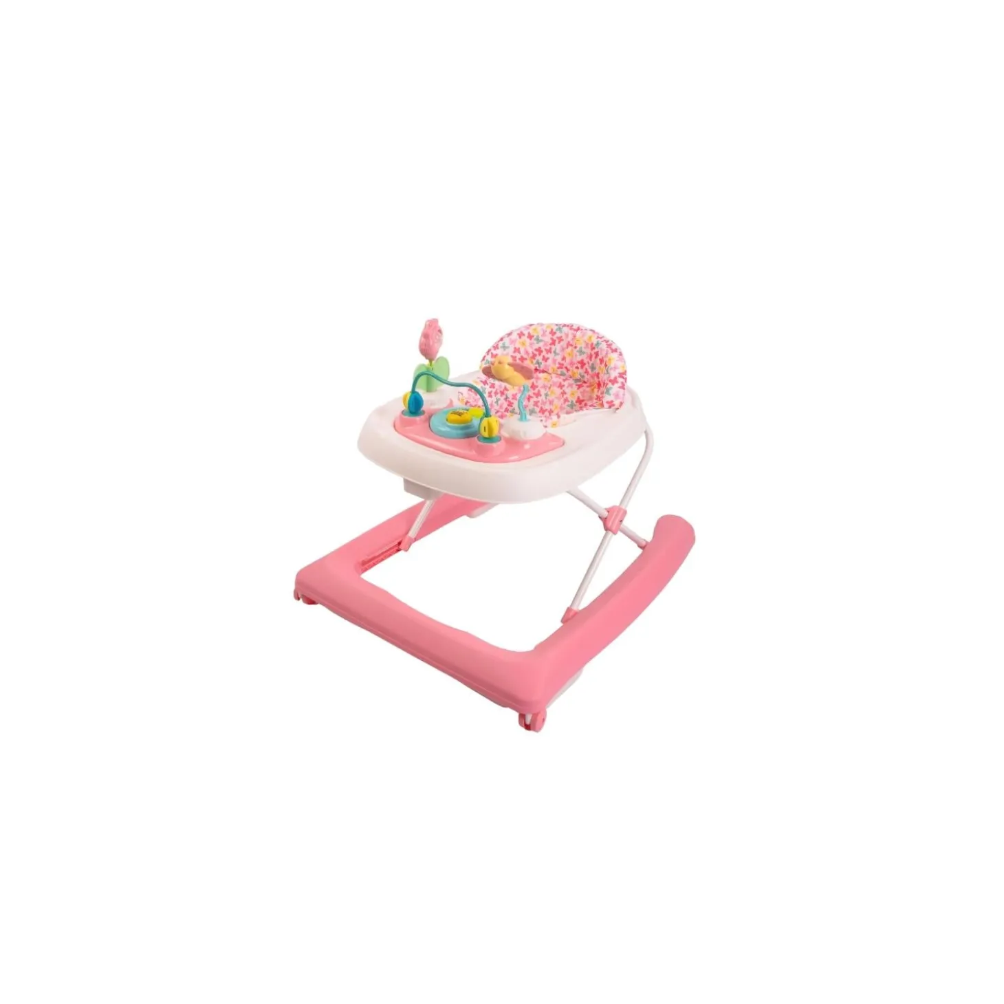 Bo Jungle Trotteur Fleurs de Papillon Rose