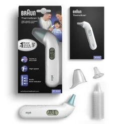 Braun Thermomètre auriculaire infrarouge ThermoScan 3