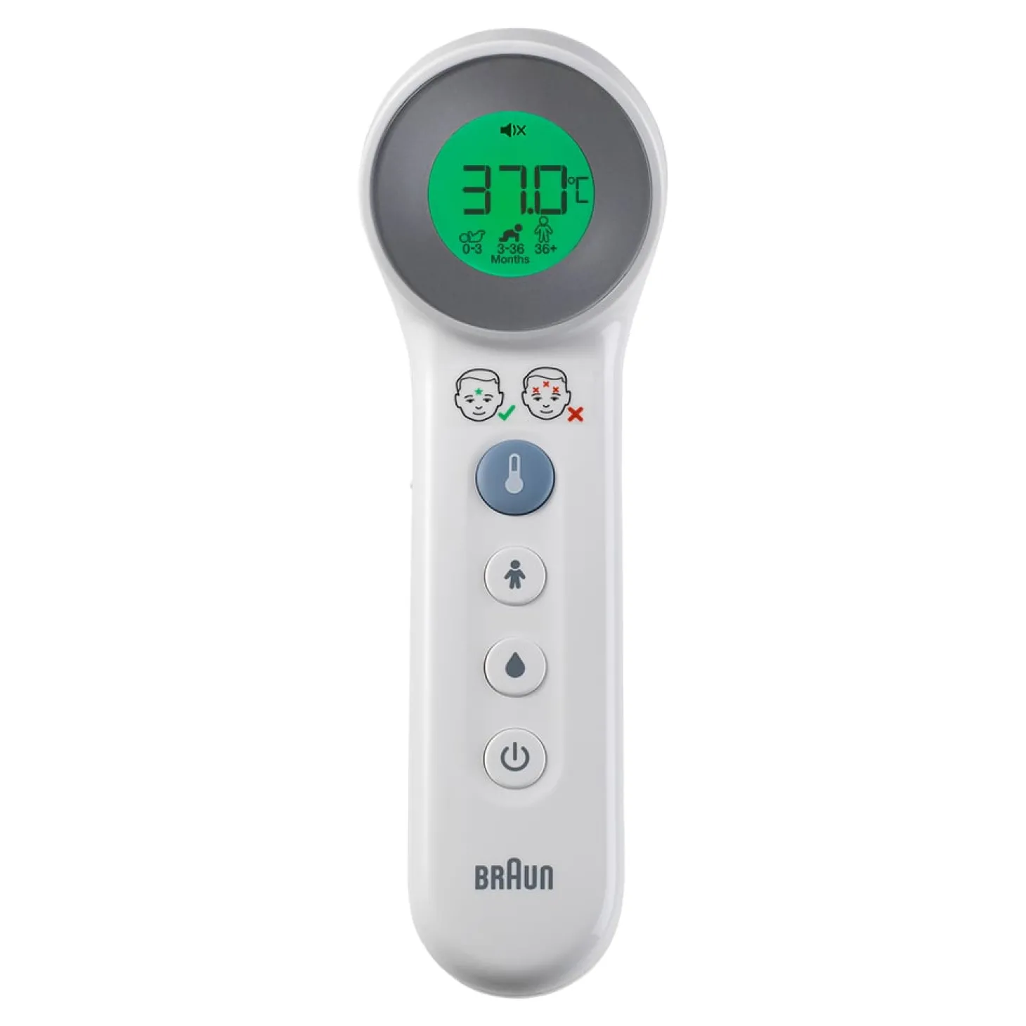 Braun Thermomètre SENSIANTM7 avec ou sans contact + âge précision