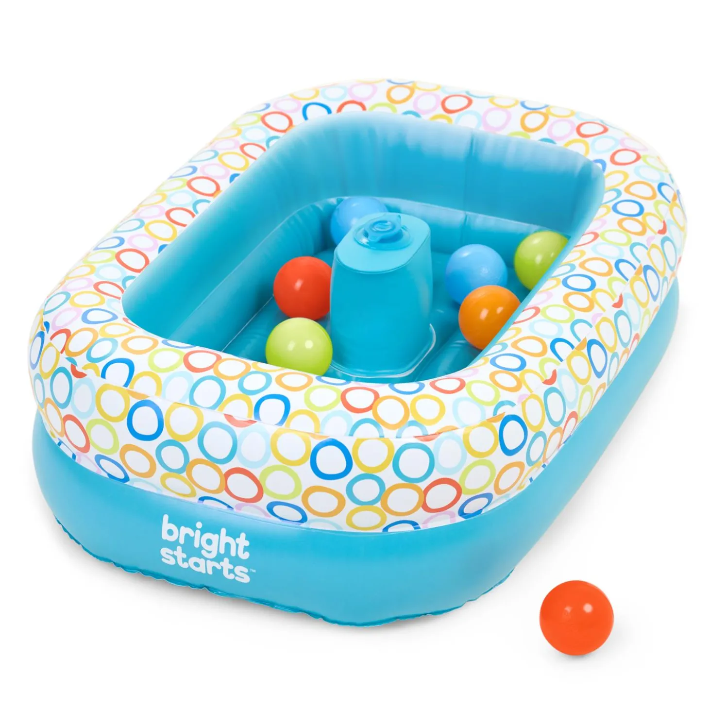 Bright Starts Baingnoire à balles 2-en-1 Bathe & Giggle Multicolore