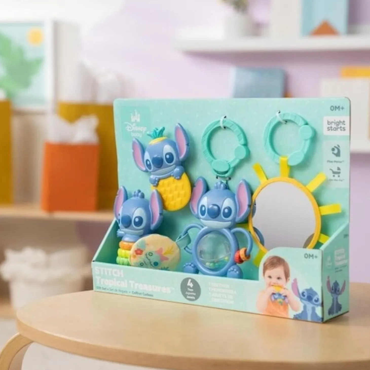 Bright Starts Coffret cadeau jouets Stitch Multicolore