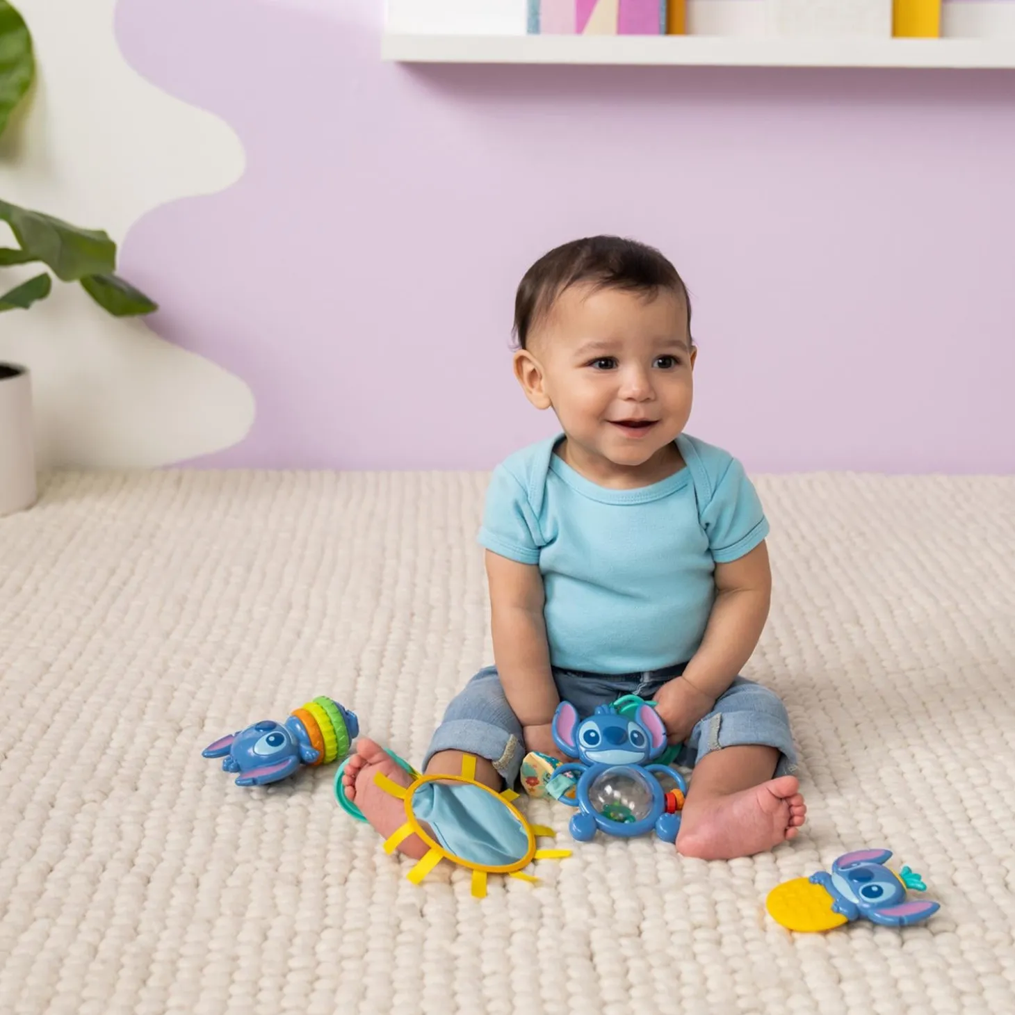 Bright Starts Coffret cadeau jouets Stitch Multicolore