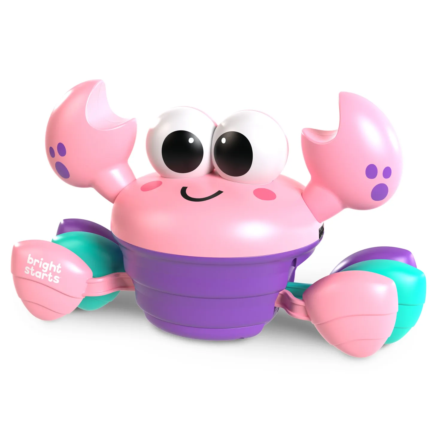 Bright Starts Jouet Crawling Crab Rose