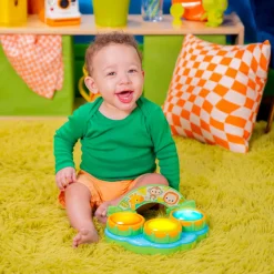 Bright Starts Jouet musical Tambours Safari Multicolore
