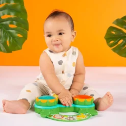 Bright Starts                    Jouet musical Tambours Safari    Multicolore