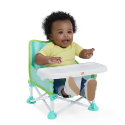 Bright Starts Rehausseur compact Pop ‘N Sit Cabana Sarcelle