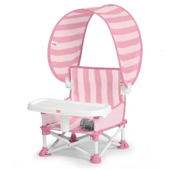 Bright Starts                    Rehausseur de chaise pliable Pop ‘N Sit Cabana    Rose
