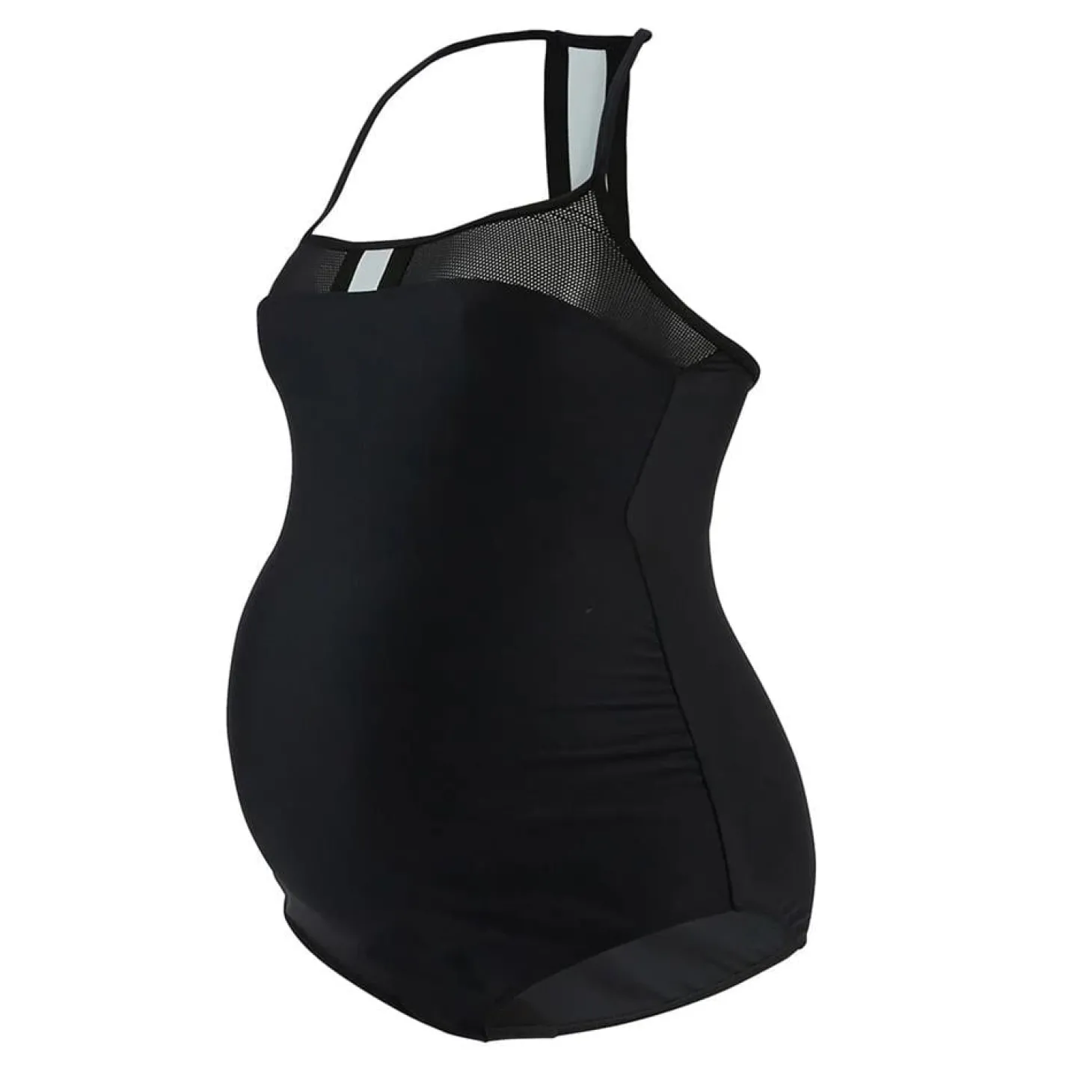 Cache cœur Maillot de bain maternité 1 pièce Roxana Noir xL
