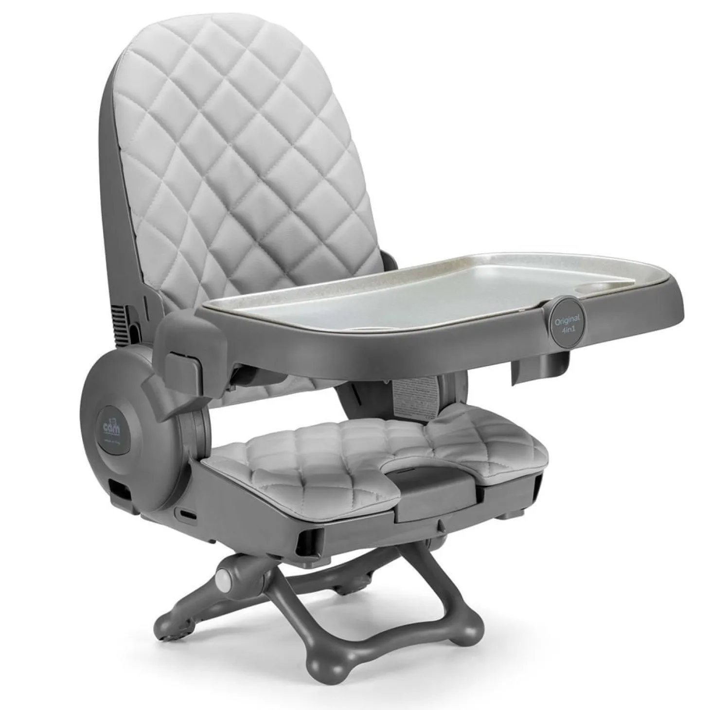 CAM Chaise haute Original 4 en 1 Argent