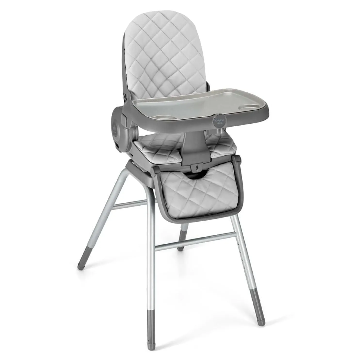 CAM Chaise haute Original 4 en 1 Argent