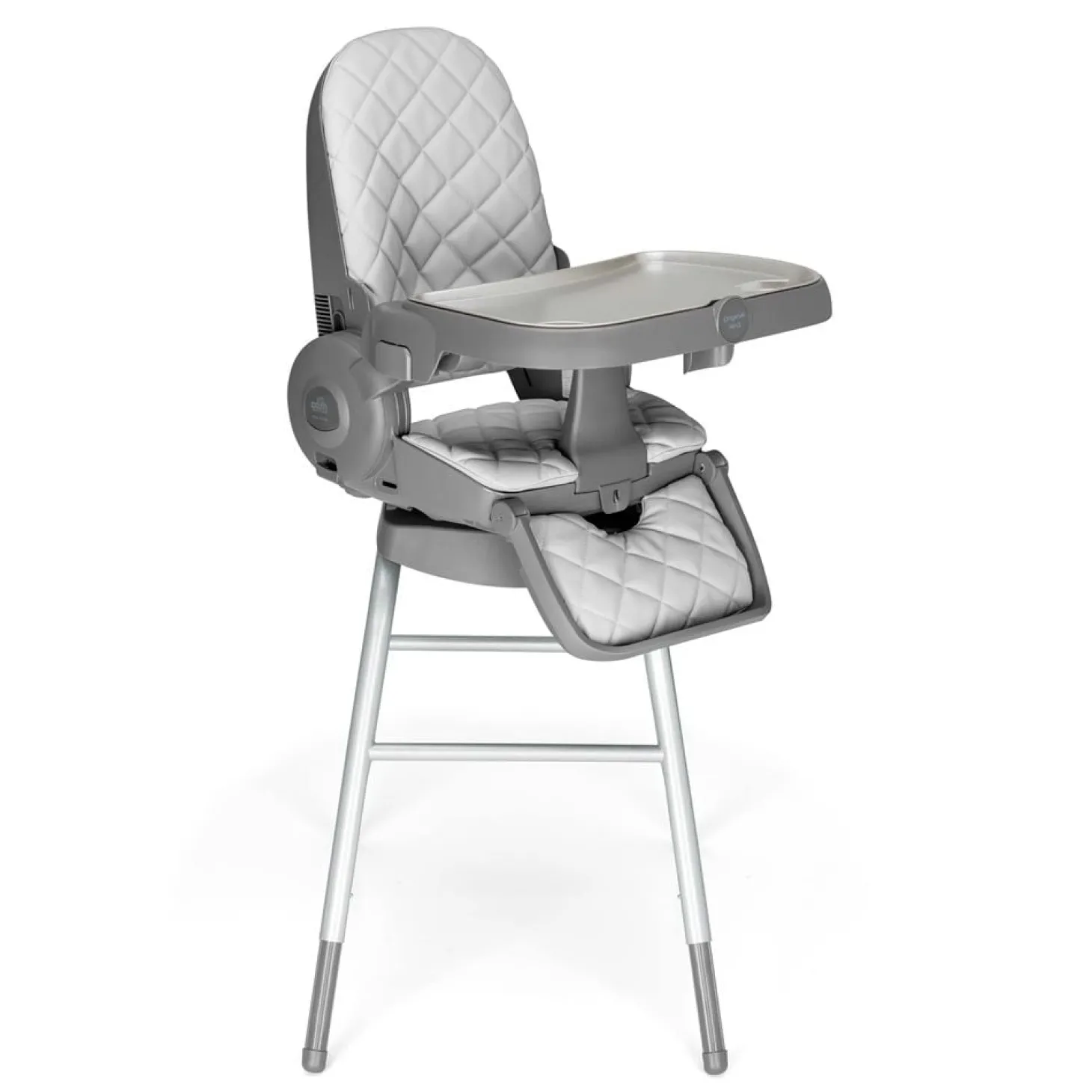 CAM Chaise haute Original 4 en 1 Argent