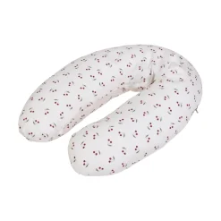 Candide Coussin de maternité Polyester Coton Imprime Cerises