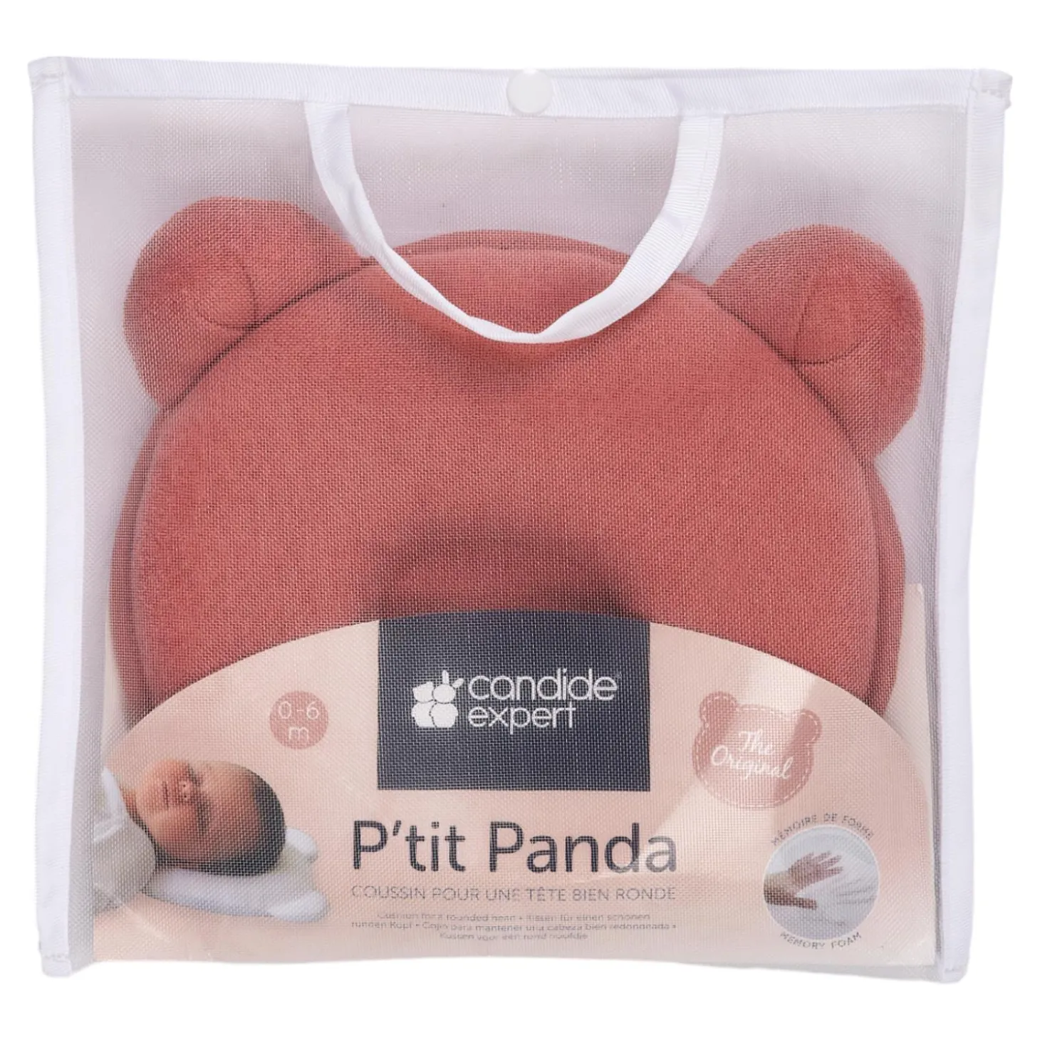 Candide Coussin P'Tit panda Marsala 0-6 mois