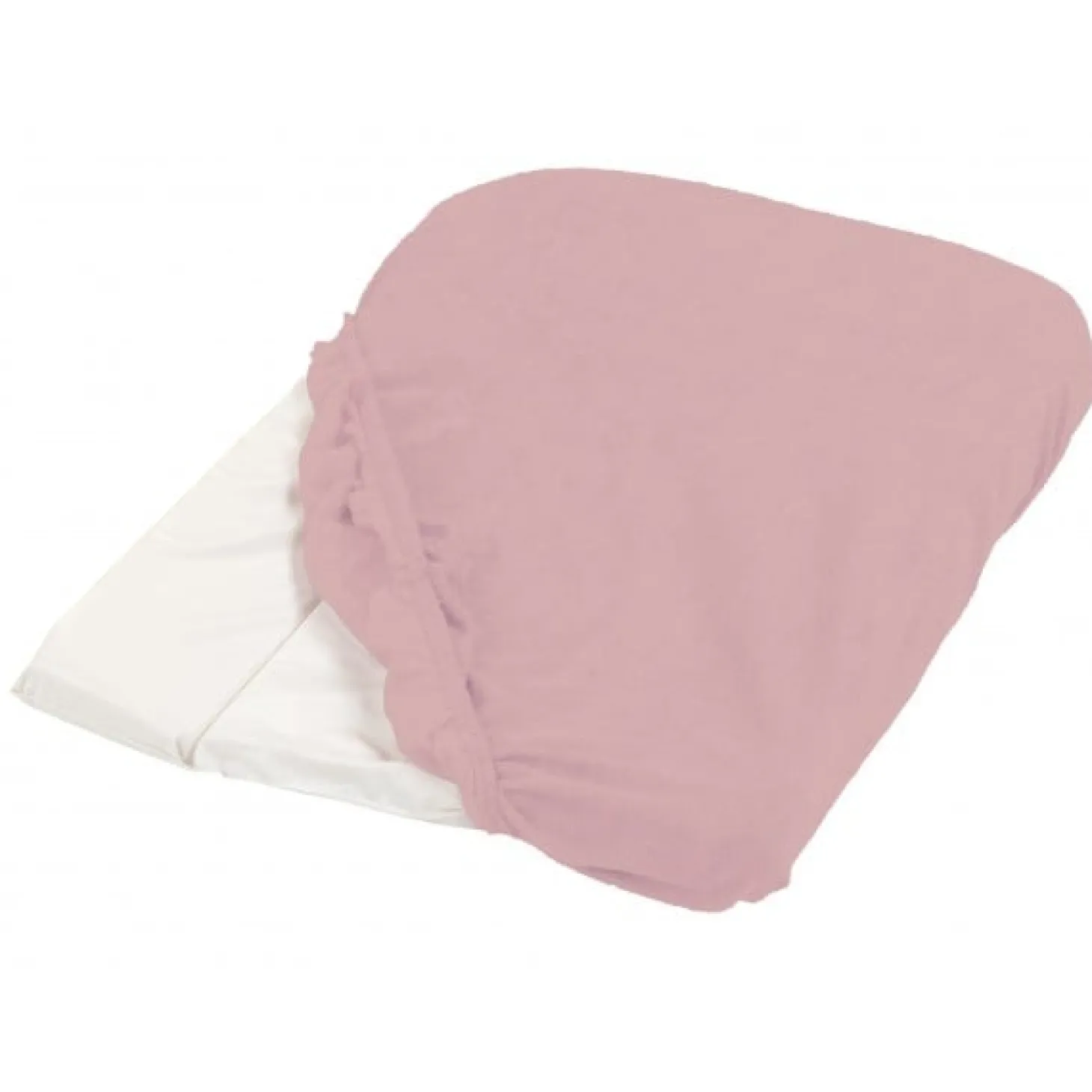 Candide Housse de matelas à langer éponge Vieux Rose