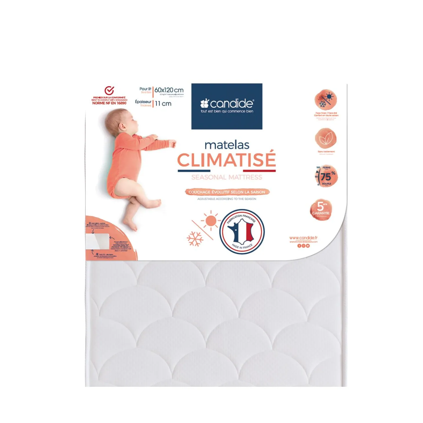 Candide Matelas Climatisé