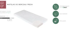 Candide                    Matelas de berceau Fresh    50x83 cm