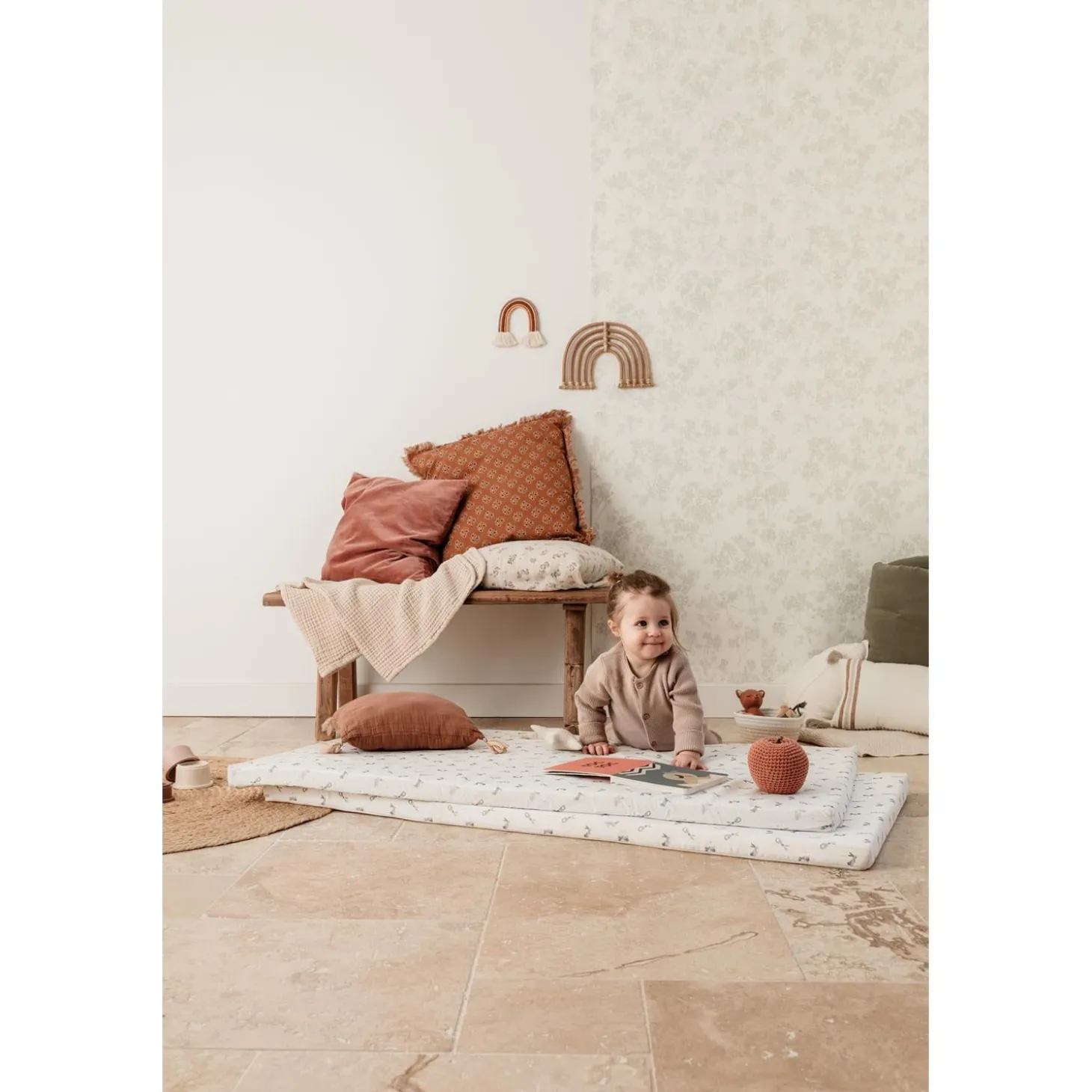 Candide Matelas de voyage Lapins Imprime Lapins