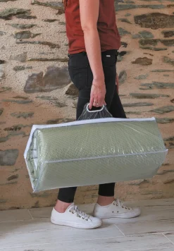 Candide Matelas de voyage Olive 60x120 cm