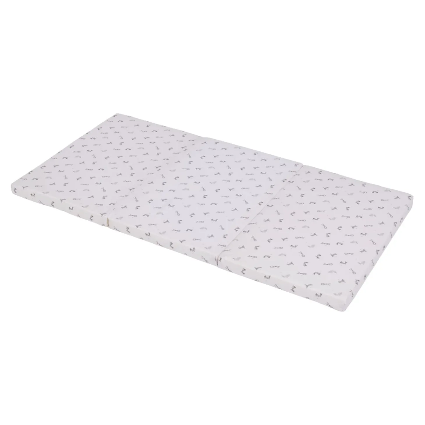 Candide Matelas de voyage Pliant 3 Parties Lapins Imprime Lapins