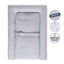 Candide Matelas à langer Mat'Confort chiné Gris Chiné