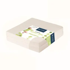 Candide                    Matelas Pliant 2 parties Zen déhoussable    Blanc            60x120 cm