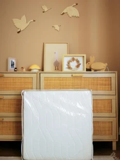 Candide                    Matelas Pliant 2 parties Zen déhoussable    Blanc            60x120 cm