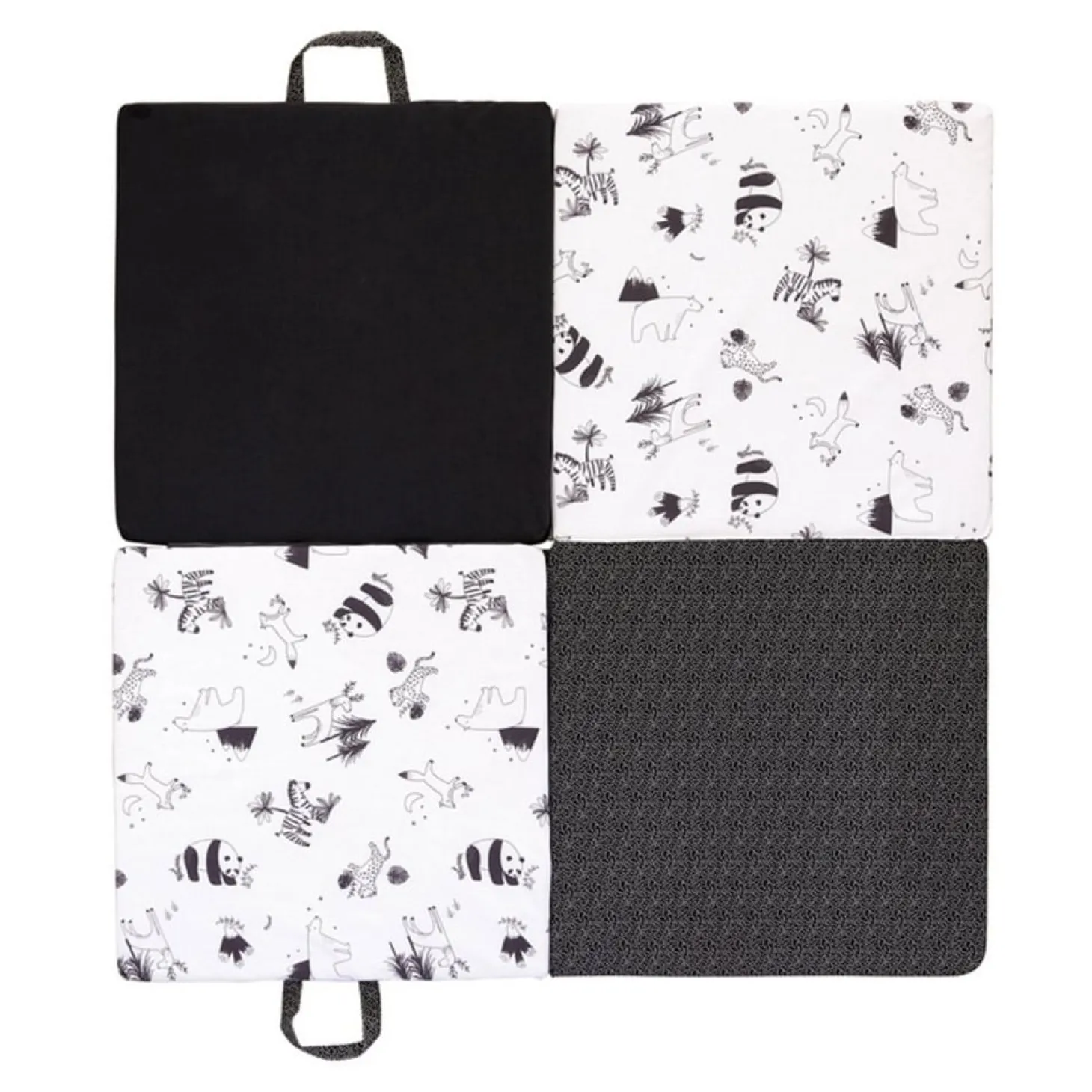 Candide Tapis de motricité Petit modèle Black&White 120x120 cm