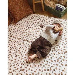 Candide Tapis de motricité Petit modèle Léopard 120x120 cm