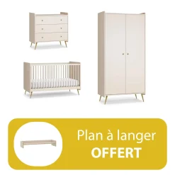 Chambre bébé complète : Lunéa + plan offert                            de Vox