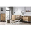 Chambre bébé complète : Vintage bois blanc lit 70x140 + plan offert                            de Vox