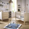 Chambre bébé duo kronos: Lit bébé 70x140 cm évolutif, Commode 3 Tiroirs 3 Niches                            de Sauthon