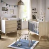 Chambre bébé duo kronos: Lit bébé 60x120 cm, Commode 3 Tiroirs 3 Niches                            de Sauthon