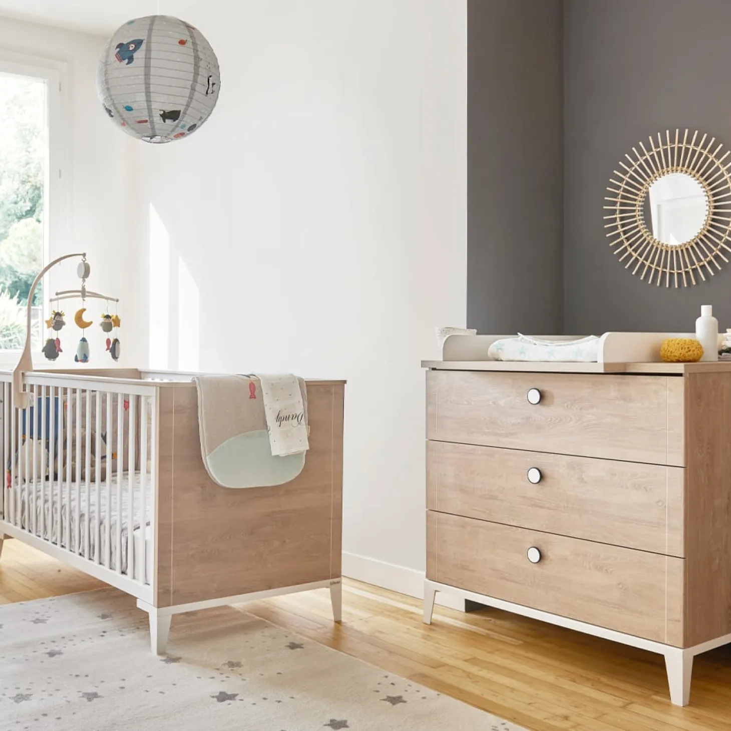 Chambre bébé duo Marcel : lit 70x140, commode de Galipette 3 avis
