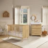 Chambre bébé duo Martha : lit 60x120, commode à langer avec baignoire                            de Micuna