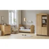 Chambre duo Megeve Beige : Lit bébé 70x140 cm évolutif, commode avec le plan à langer Megeve                            de Vox