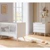 Chambre duo Vintage  blanc lit 60x120 + plan offert                            de Vox