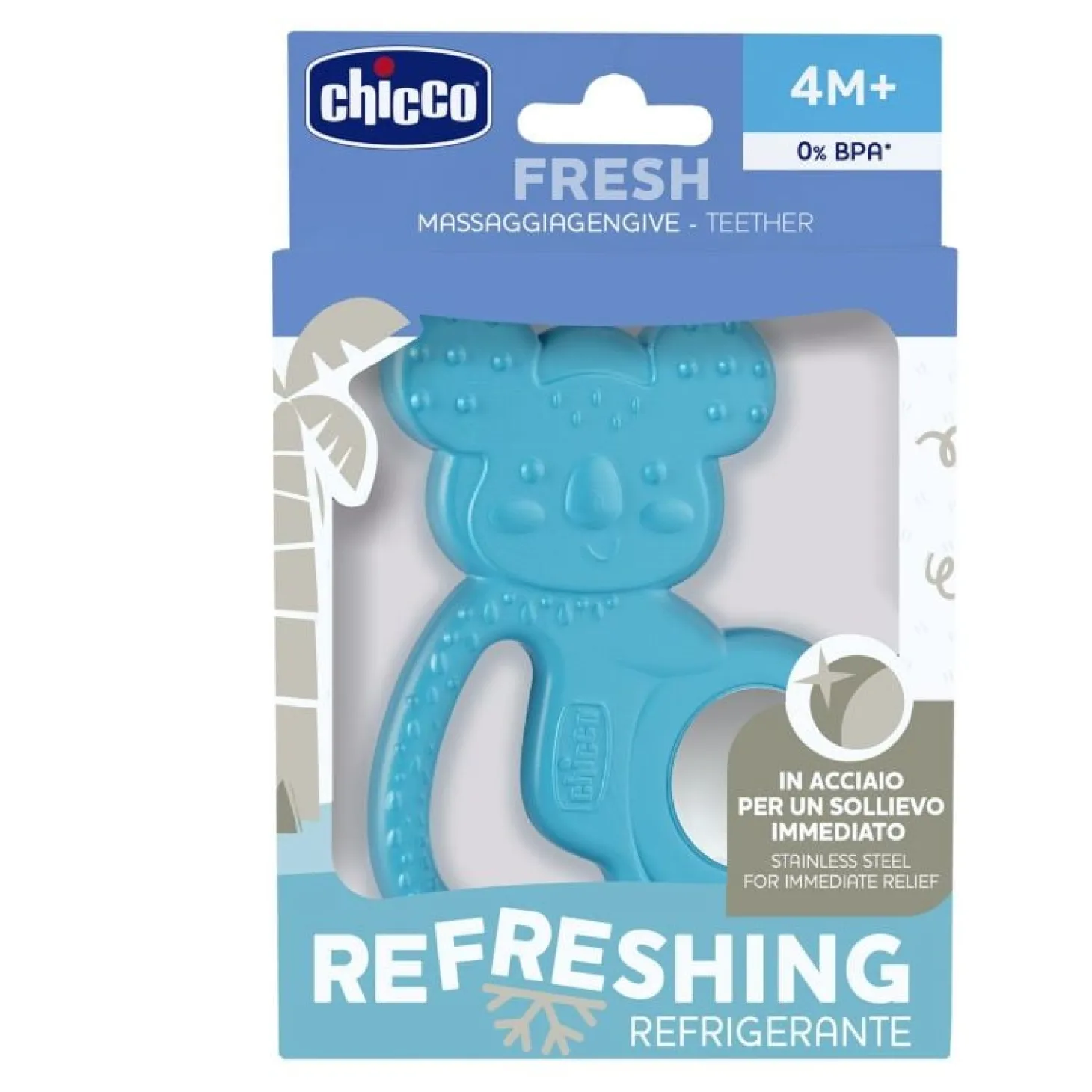 Chicco Anneau de dentition réfrigérant Koala Bleu 4 mois+