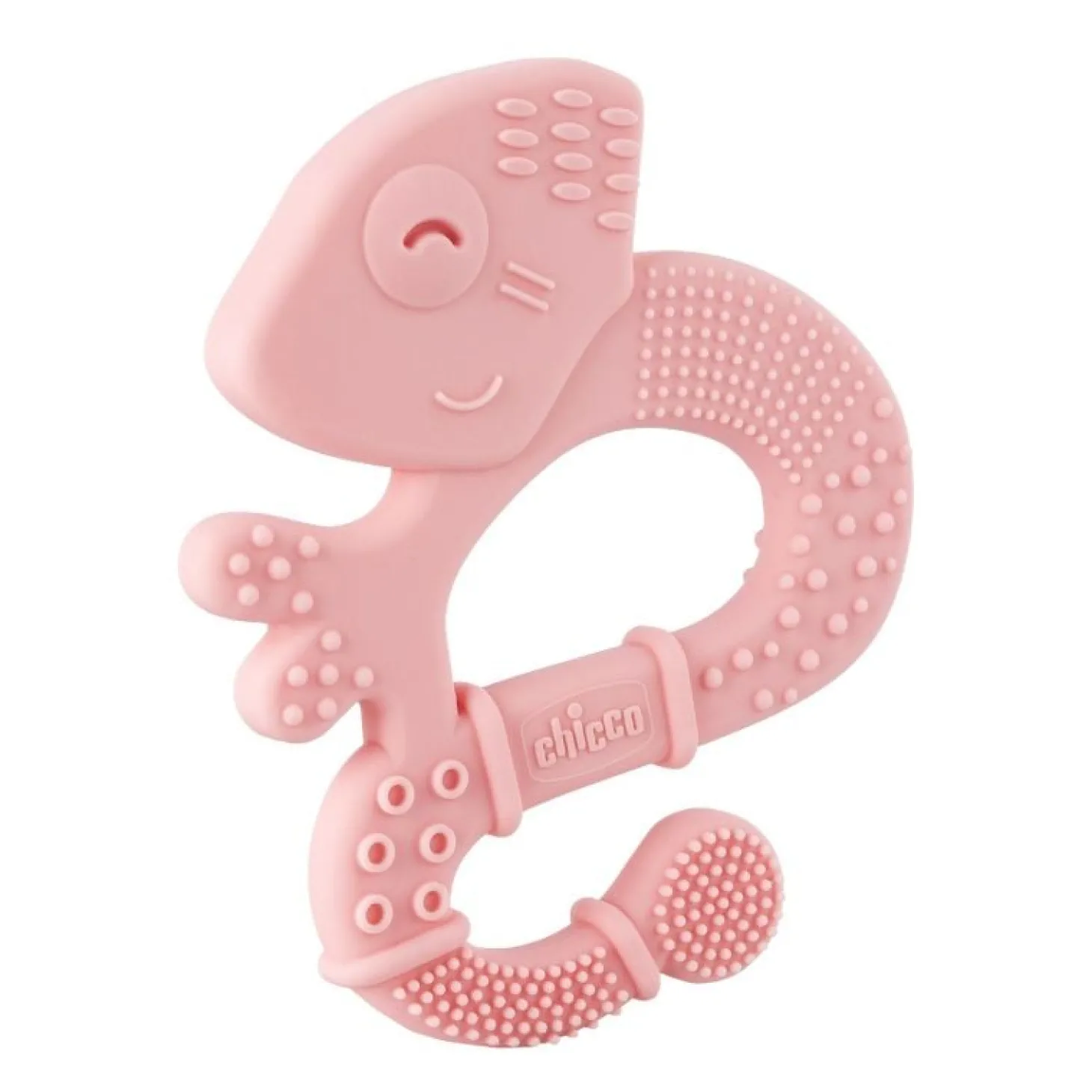 Chicco Anneau de dentition Soft&Clean Iguane Rose 2 mois+