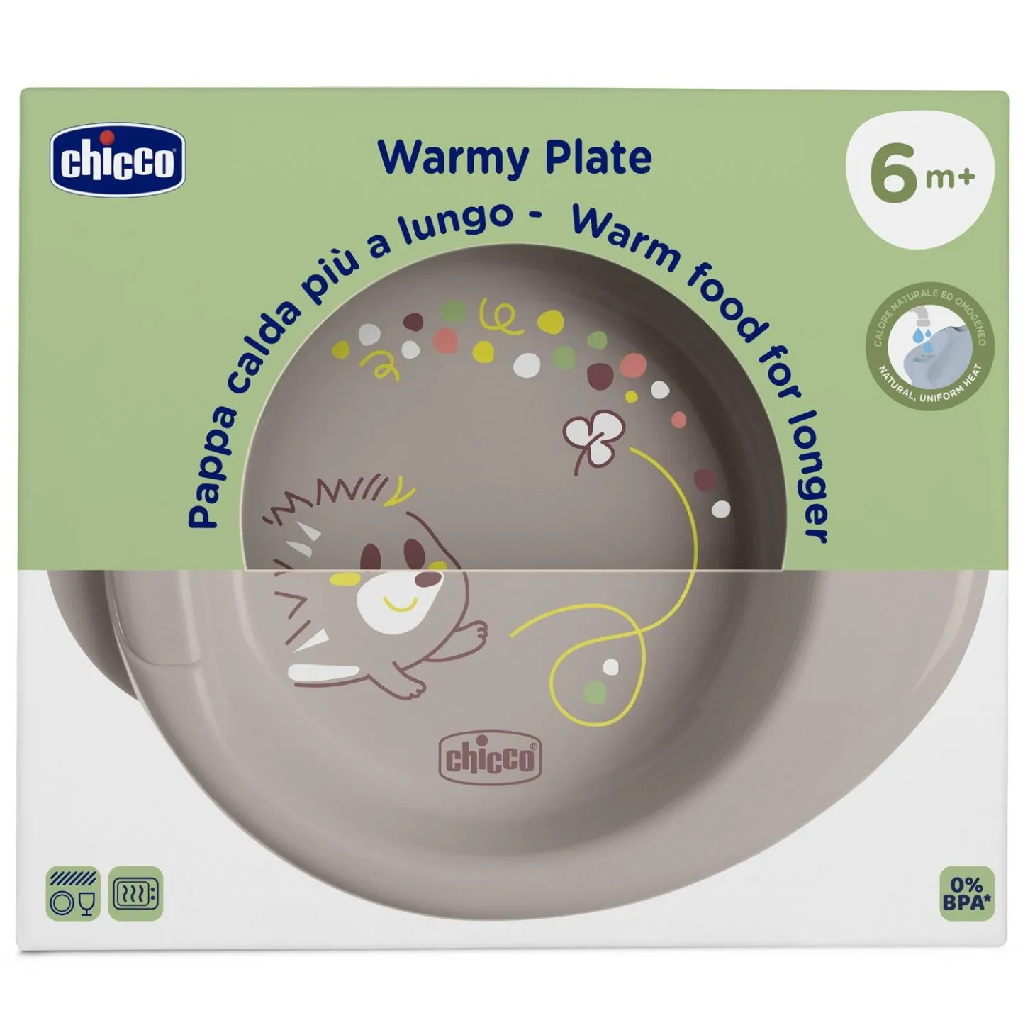 Chicco Assiette Maintien Au Chaud Gris